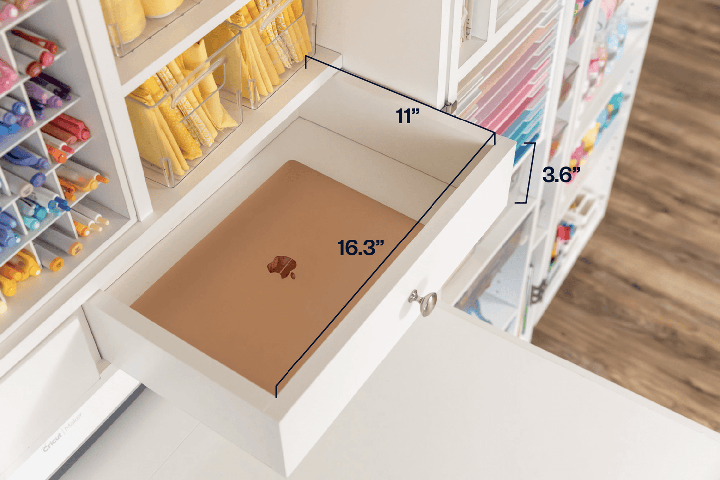 2 Built-In Drawers