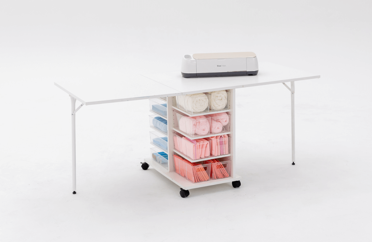 Expandable Rolling Sewing Table/Craft Station