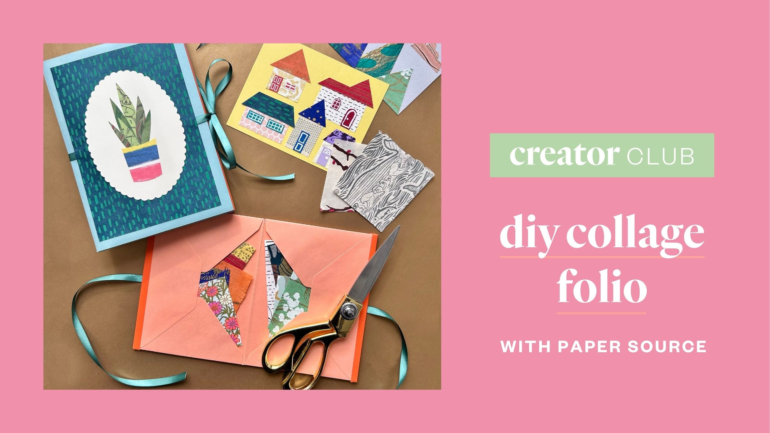DIY Collage Folio With Paper Source – Create Room