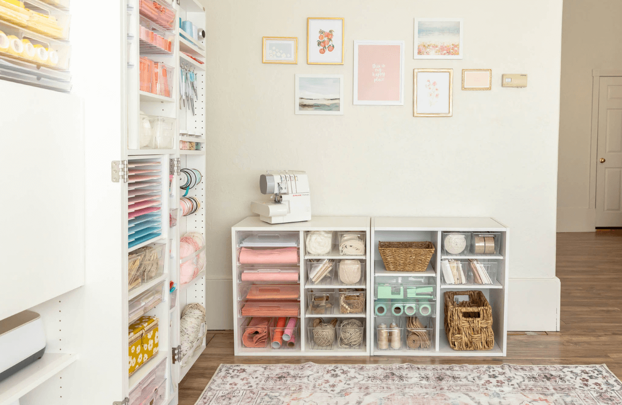 Easy DIY Craft Table With Create Room Cubby + Discount Code