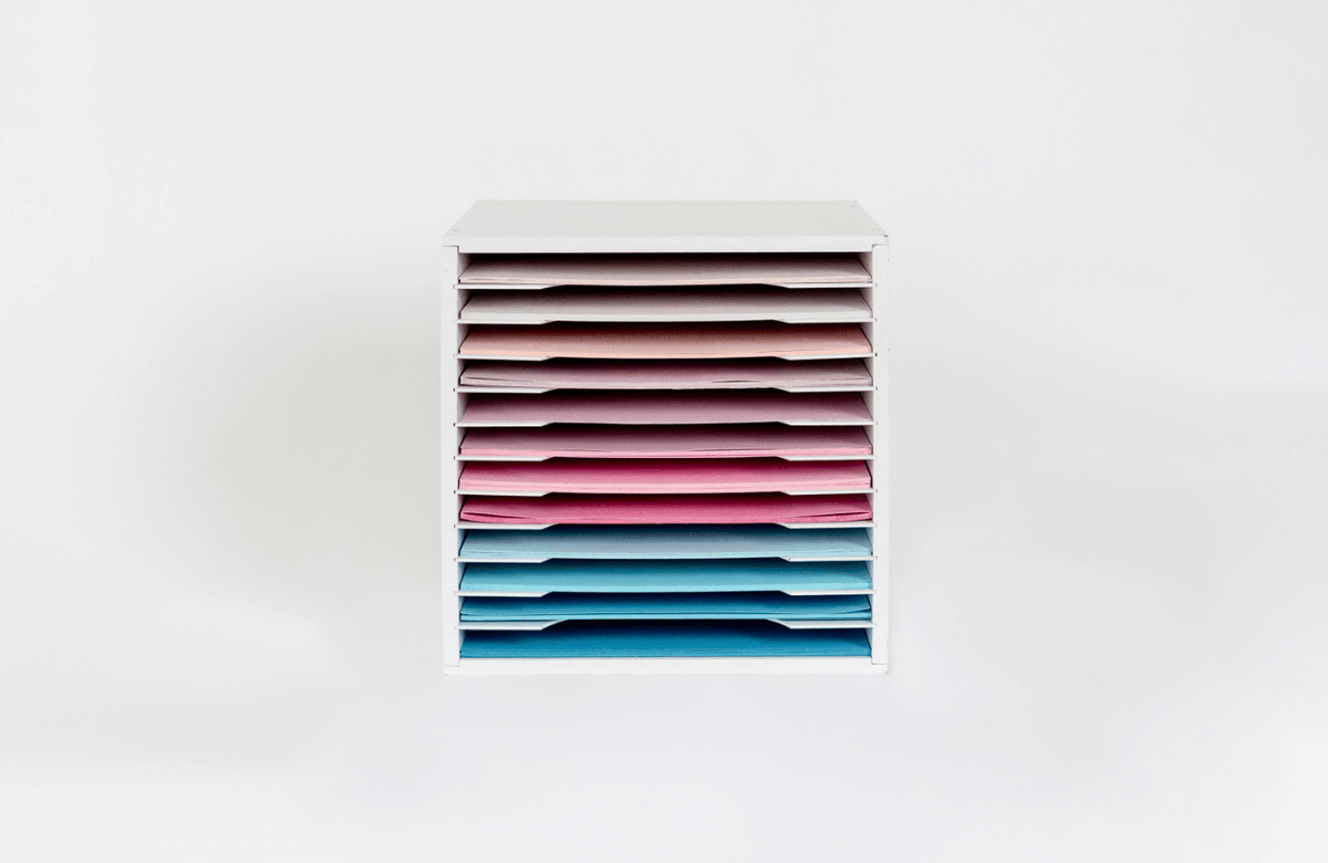 Paper Compartment Paper Organizer | Create Room Accessories
