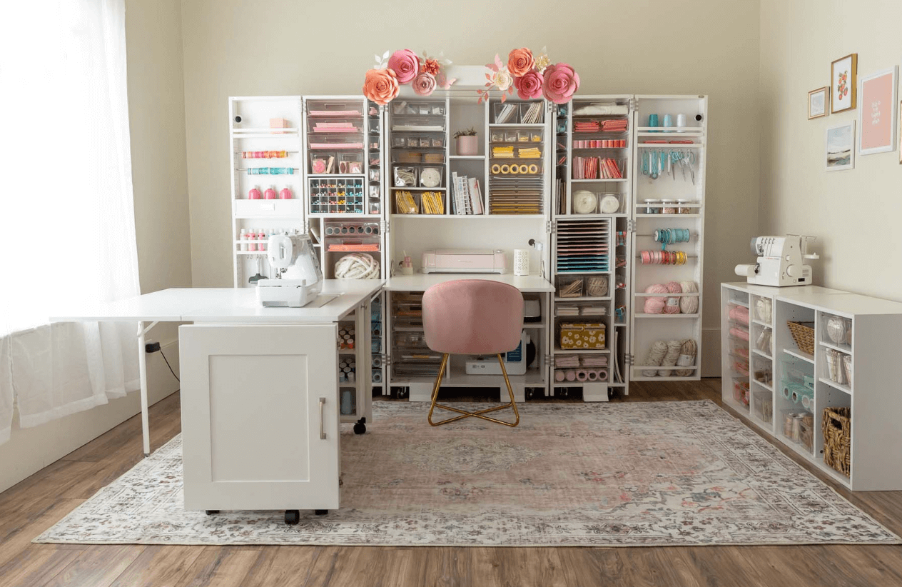 My Sewing Room + Dreambox and Sew Station • Heather Handmade