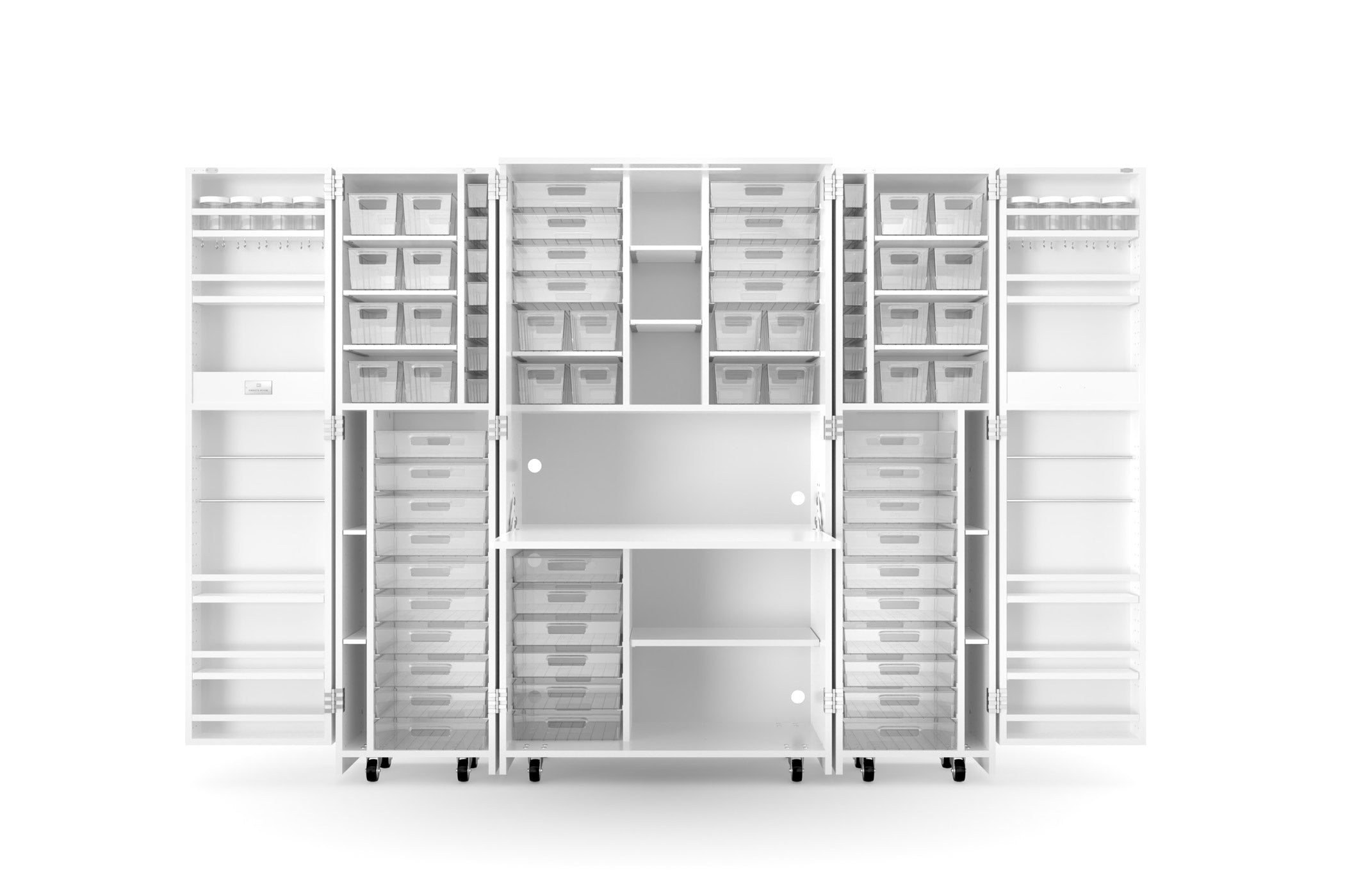 2023 Wall Mount Hardware and Craft Storage Cabinet Drawer Organizer Storage  Organizer free shipping