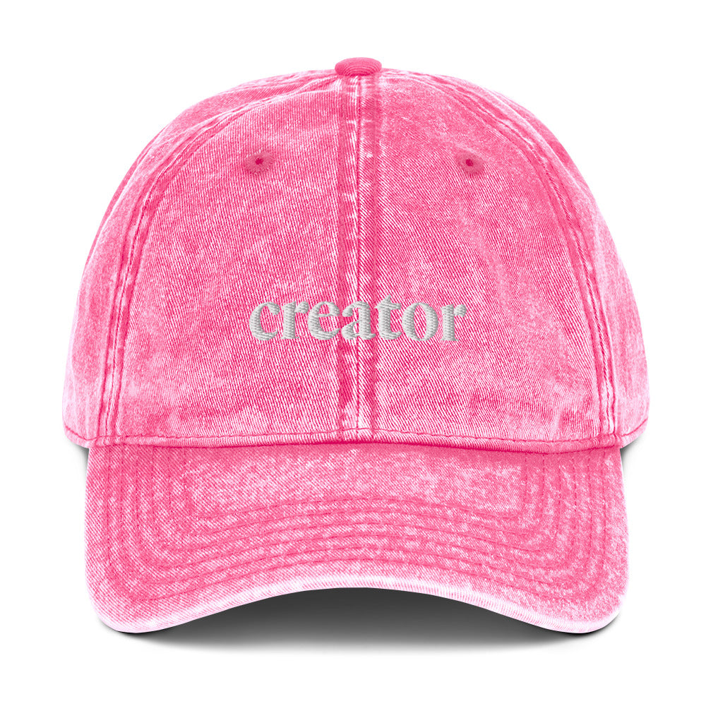 Pink Creator Cap – Create Room